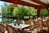 Photo de la terrasse du restaurant Le Moulin de la Baine à Chaniers