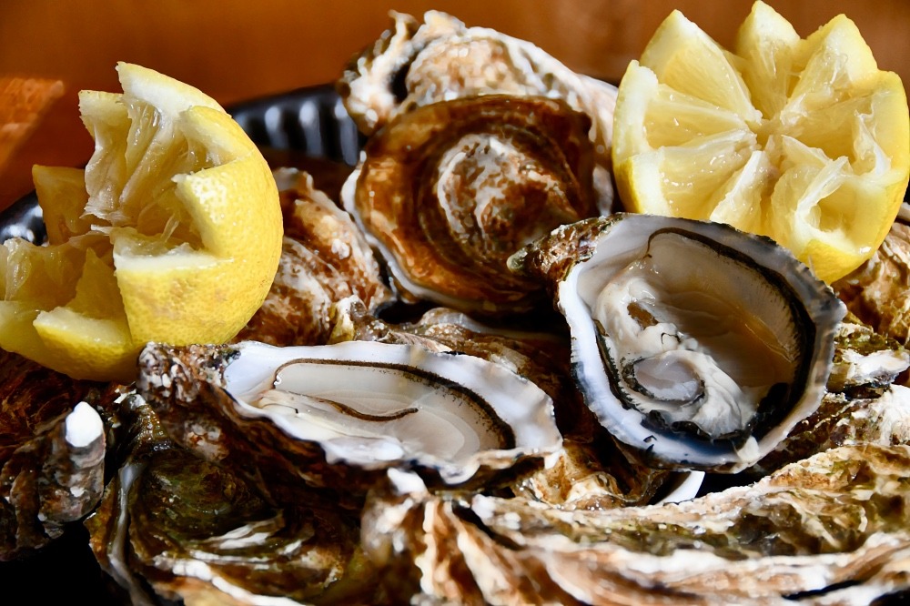 Assiette d'huîtres Marennes-Oléron